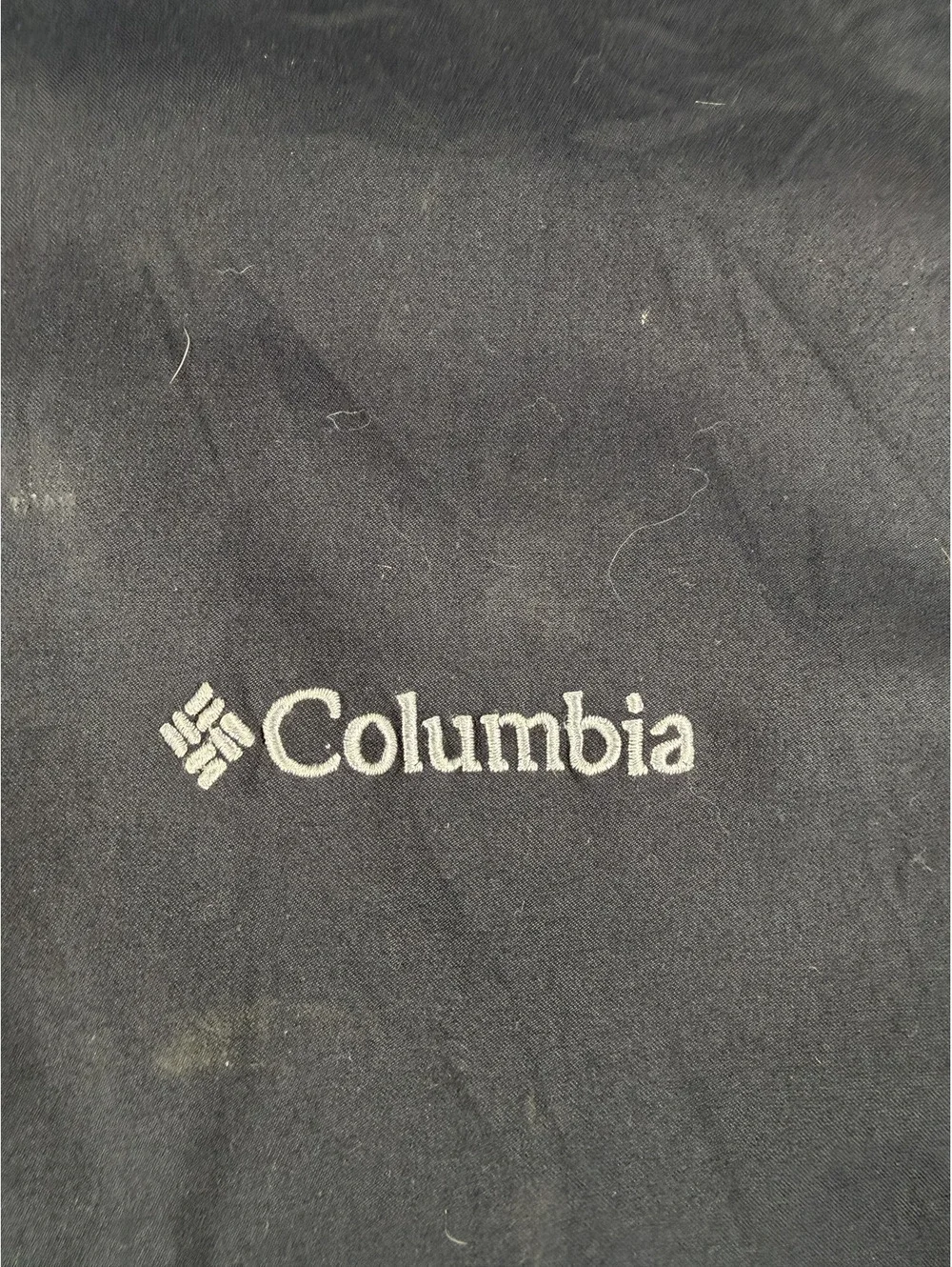 Columbia Blue and Gray Fleece Jacket with Zip Pockets 3xl